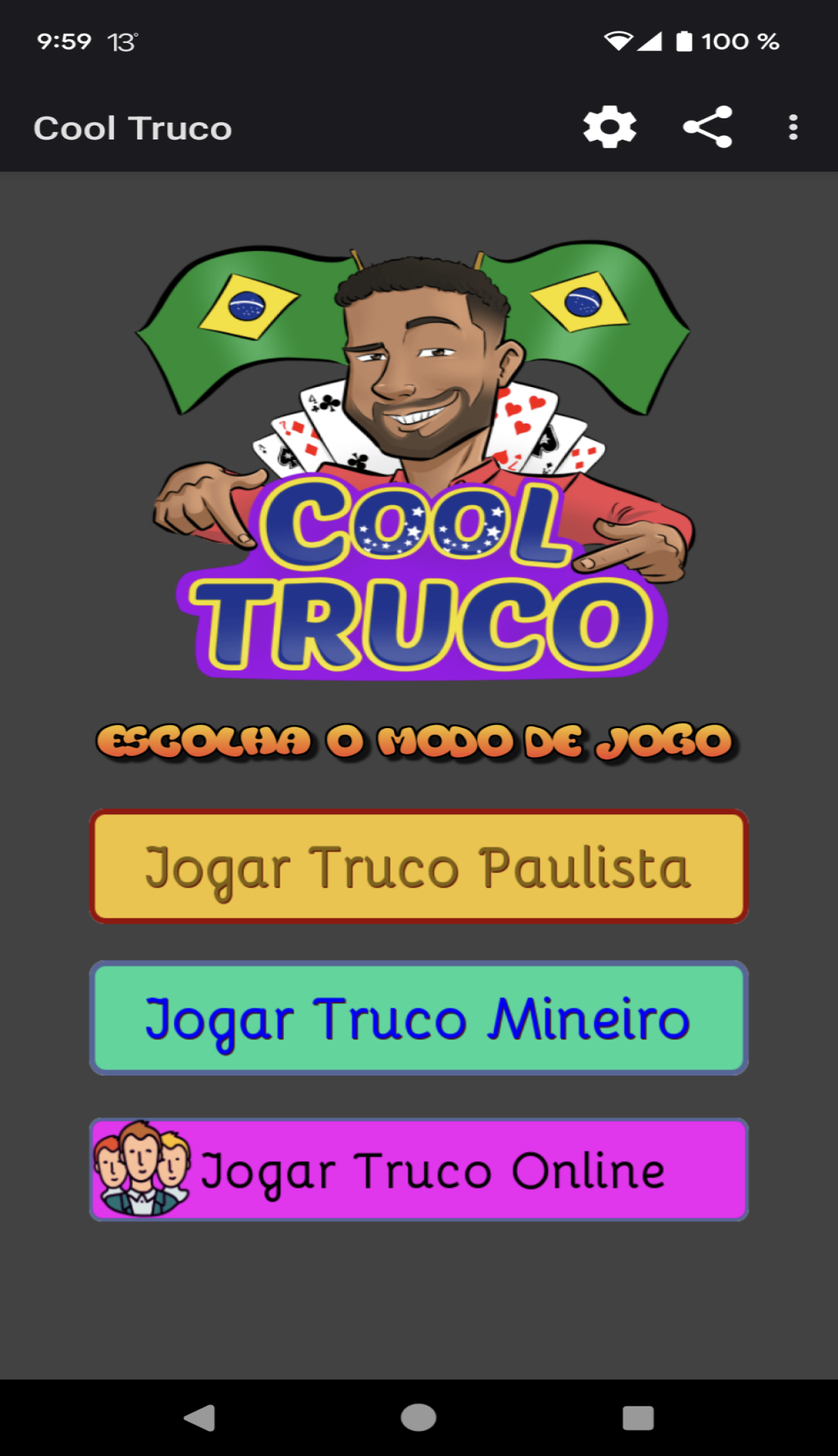 Truco Brasilero - Truco Mineiro - Truco Paulista